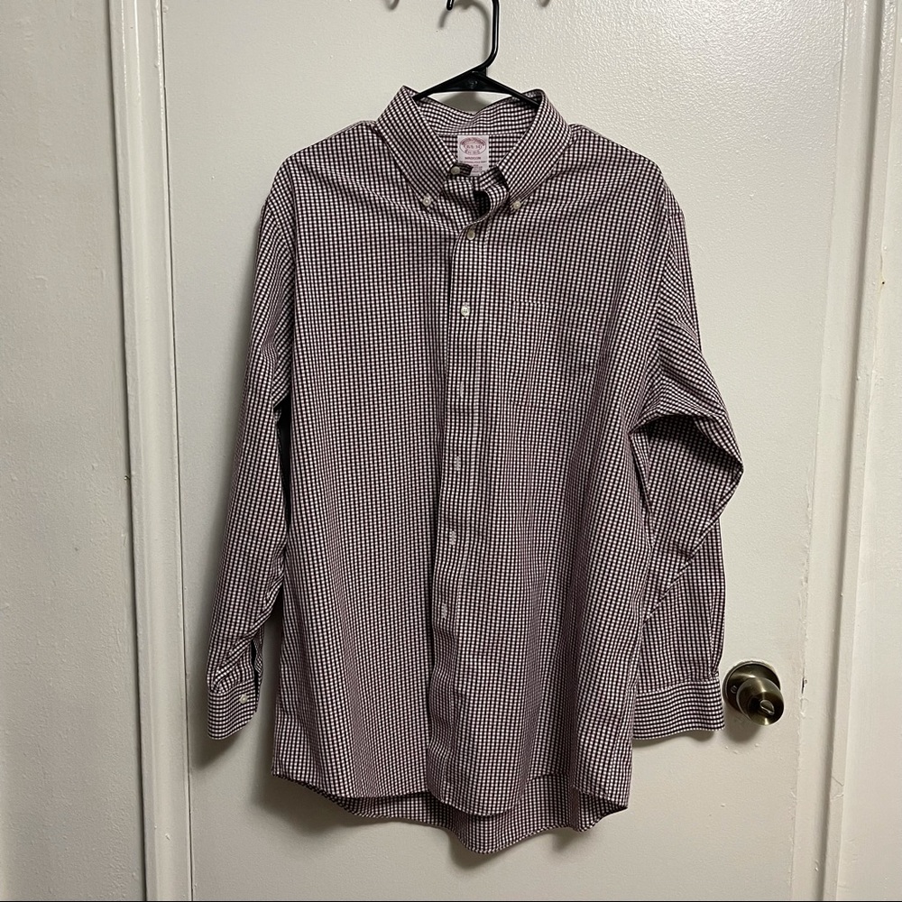Brooks Brothers Original Madison Red Patterned Shirt